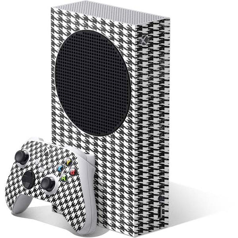 Houndstooth Black/White Xbox Series S Skins