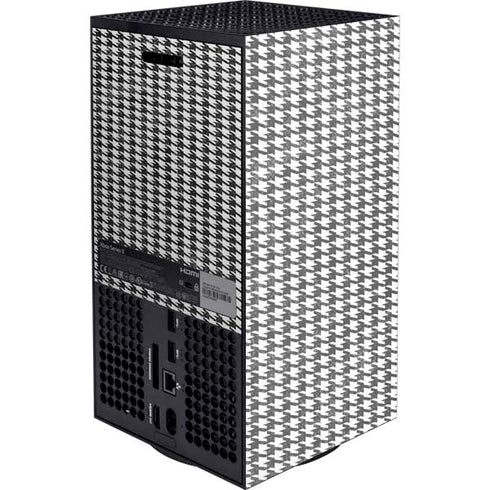 Houndstooth Black/White Xbox Series X Console Skin