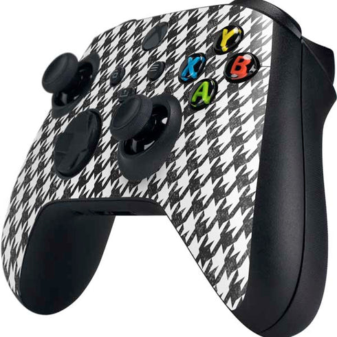 Houndstooth Black/White Xbox Series X Controller Skin