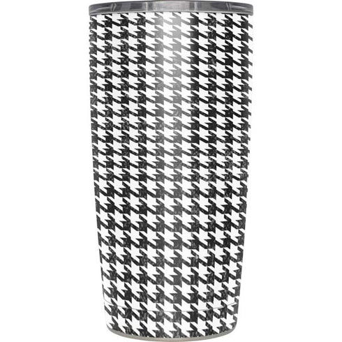 Houndstooth Black/White Yeti 20oz Tumbler Skin
