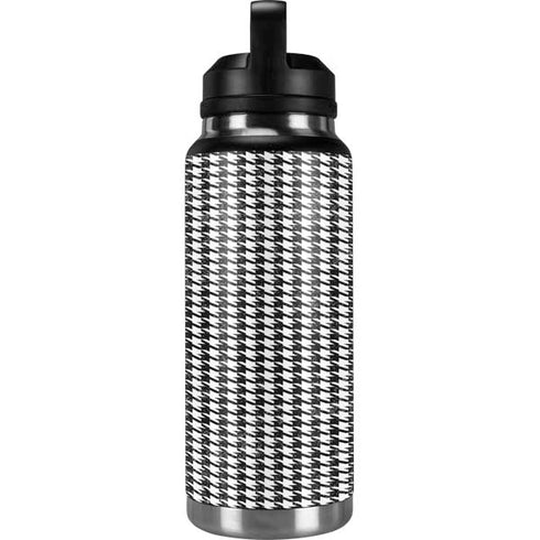 Houndstooth Black/White YETI Rambler 36oz Bottle Skin