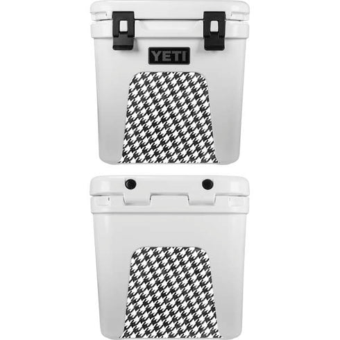 Houndstooth Black/White YETI Roadie 24 Hard Cooler Skin