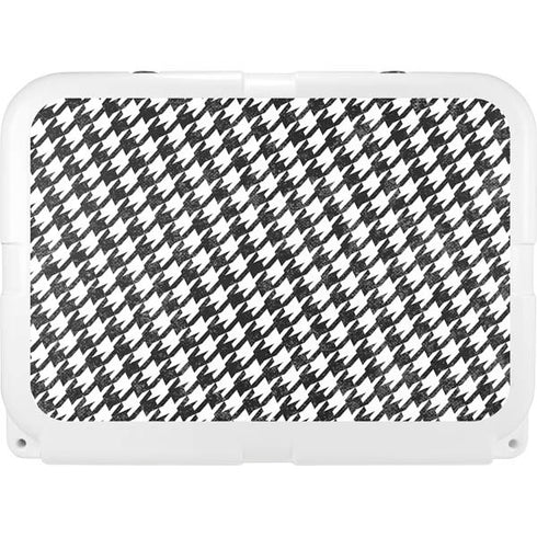 Houndstooth Black/White YETI Tundra 35 Hard Cooler Skin