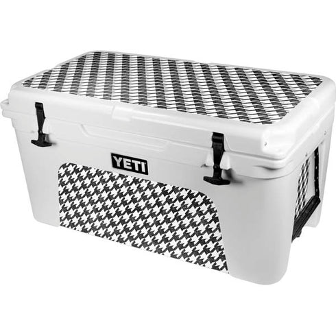 Houndstooth Black/White YETI Tundra 65 Hard Cooler Skin