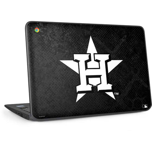 MLB Houston Astros Dark Wash HP Chromebook Skin