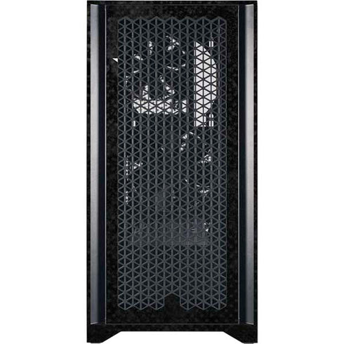 MLB Houston Astros Dark Wash Corsair 4000D Tempered Glass Mid-Tower ATX Case Skin