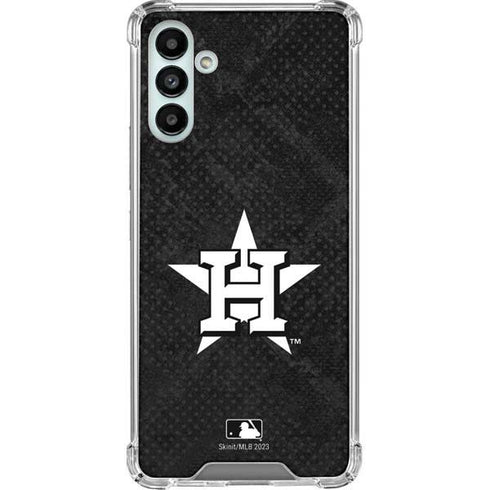MLB Houston Astros Dark Wash Galaxy A13 5G Clear Case