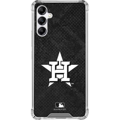 MLB Houston Astros Dark Wash Galaxy A14 5G Clear Case