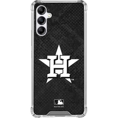 MLB Houston Astros Dark Wash Galaxy A15 5G Clear Case
