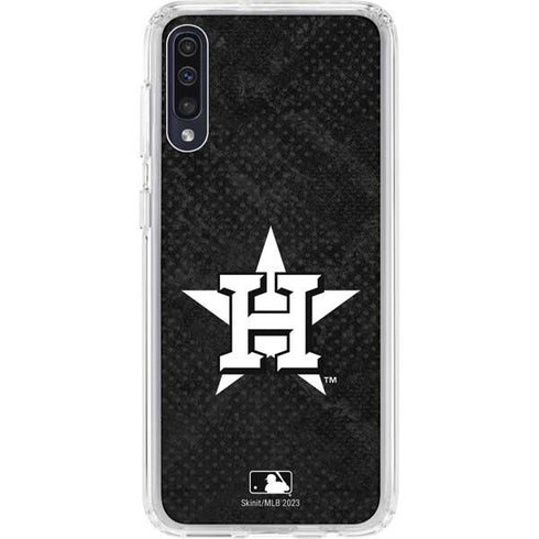 MLB Houston Astros Dark Wash Galaxy A50 Clear Case