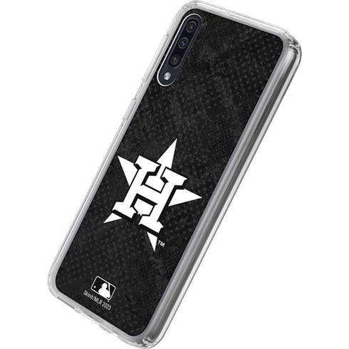 MLB Houston Astros Dark Wash Galaxy A50 Clear Case
