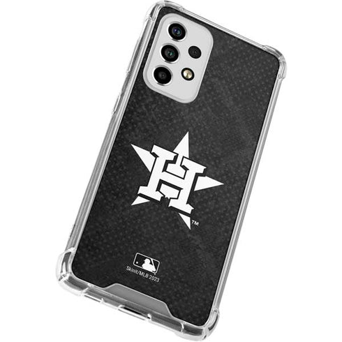 MLB Houston Astros Dark Wash Galaxy A53 5G Clear Case