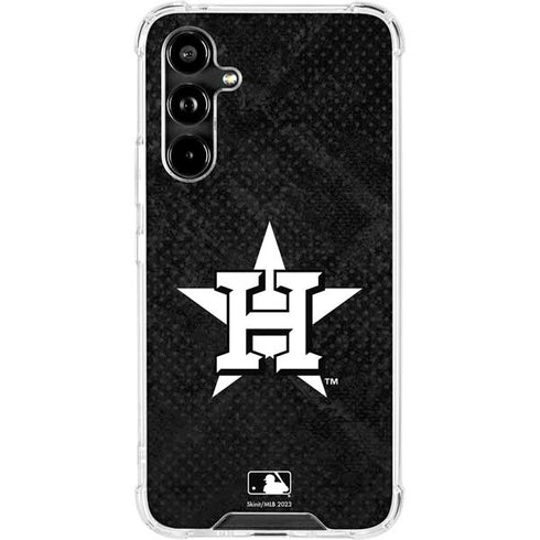 MLB Houston Astros Dark Wash Galaxy A54 5G Clear Case