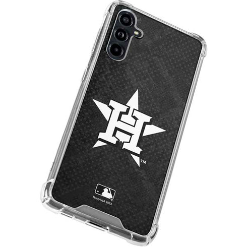 MLB Houston Astros Dark Wash Galaxy A54 5G Clear Case