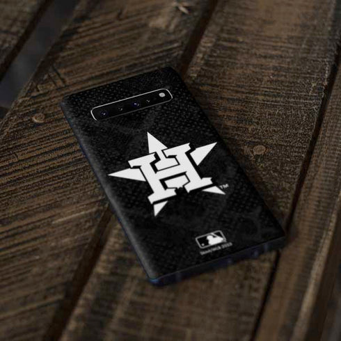 MLB Houston Astros Dark Wash Galaxy S10 Skin