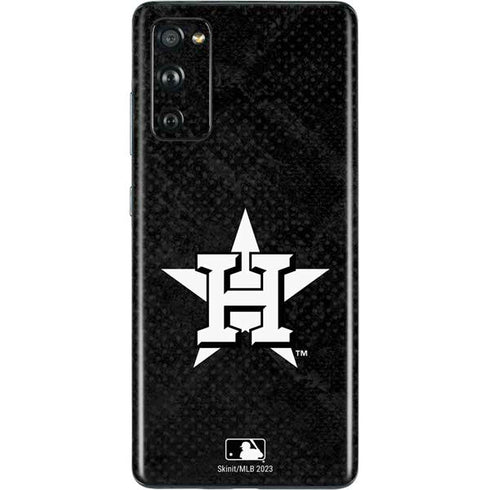 MLB Houston Astros Dark Wash Galaxy S20 Fan Edition Skin