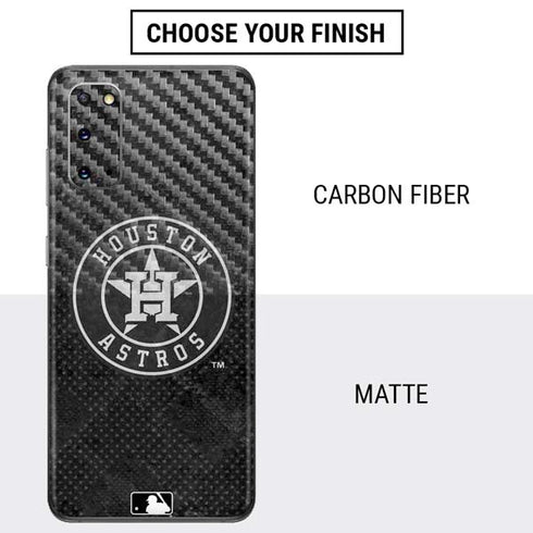 MLB Houston Astros Dark Wash Galaxy S20 Skin