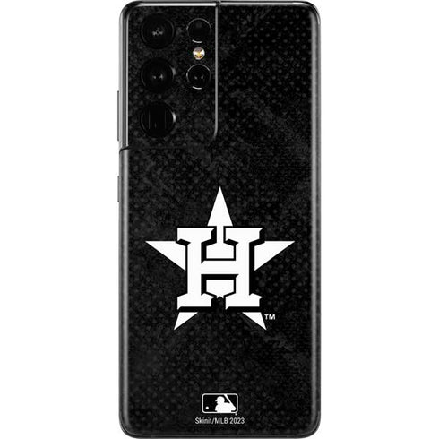MLB Houston Astros Dark Wash Galaxy S21 Ultra 5G Skin