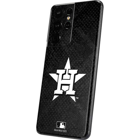 MLB Houston Astros Dark Wash Galaxy S21 Ultra 5G Skin