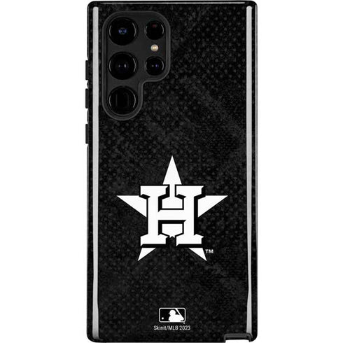 MLB Houston Astros Dark Wash Galaxy S22 Ultra Pro Case