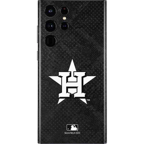 MLB Houston Astros Dark Wash Galaxy S22 Ultra Skin