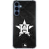 MLB Houston Astros Dark Wash Galaxy S24 Clear Case