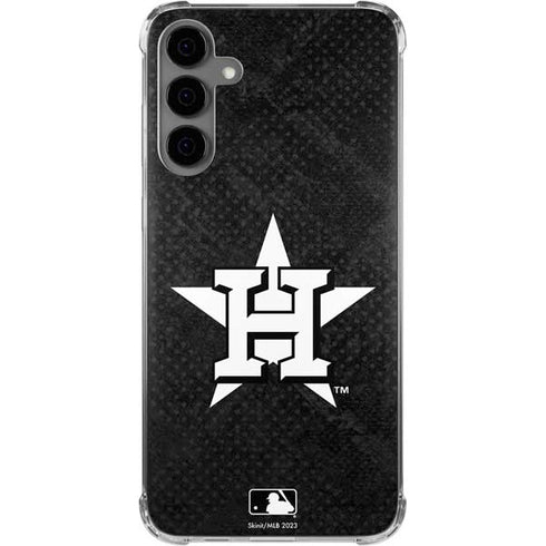 MLB Houston Astros Dark Wash Galaxy S24 Plus Clear Case