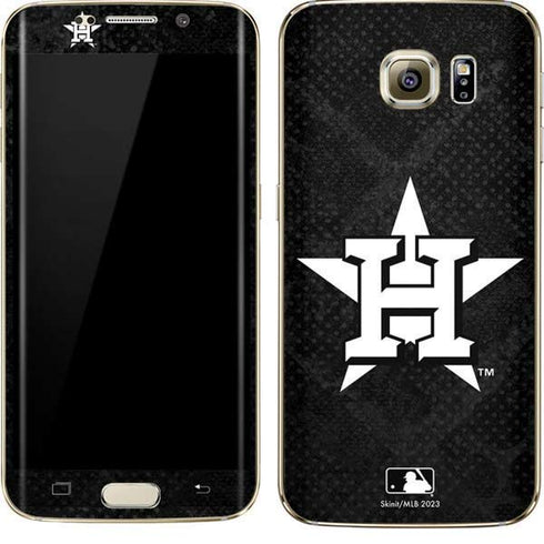 MLB Houston Astros Dark Wash Galaxy S7 Edge Skin
