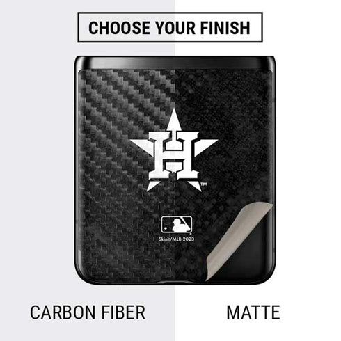 MLB Houston Astros Dark Wash Galaxy Z Flip Skin