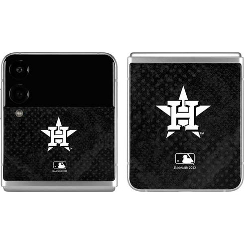MLB Houston Astros Dark Wash Galaxy Z Flip4 5G Skin