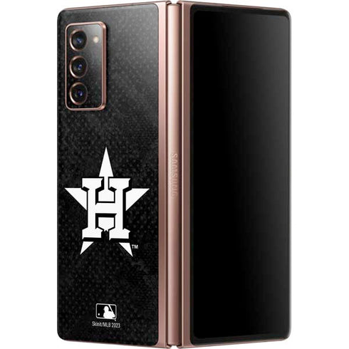 MLB Houston Astros Dark Wash Galaxy Z Fold2 5G Skin