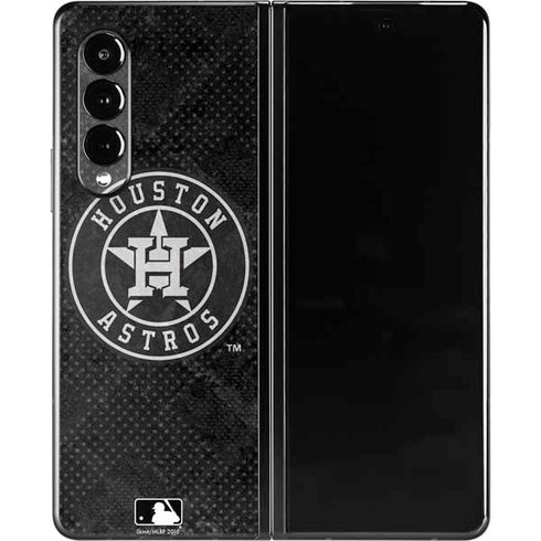 MLB Houston Astros Dark Wash Galaxy Z Fold3 5G Skin