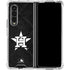MLB Houston Astros Dark Wash Galaxy Z Fold4 5G Clear Case
