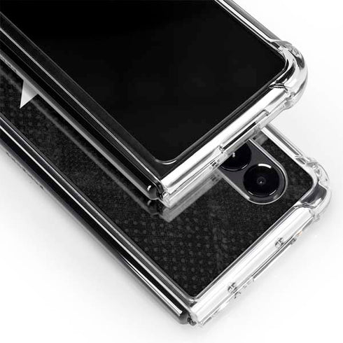 MLB Houston Astros Dark Wash Galaxy Z Fold4 5G Clear Case
