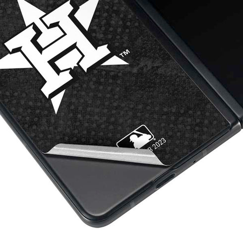 MLB Houston Astros Dark Wash Galaxy Z Fold4 5G Skin