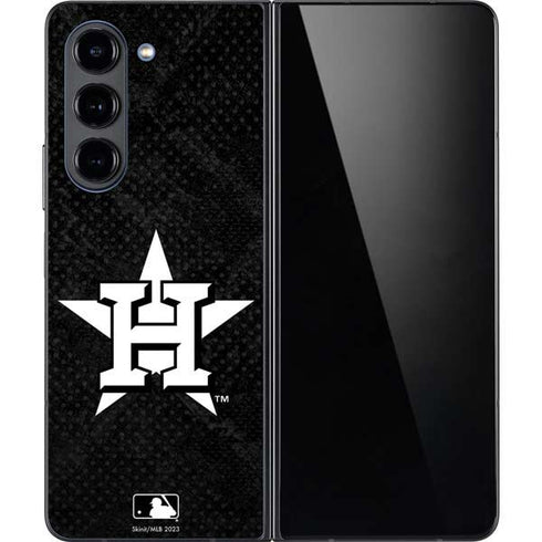 MLB Houston Astros Dark Wash Galaxy Z Fold5 5G Skin