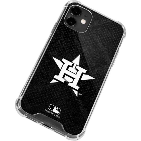 MLB Houston Astros Dark Wash iPhone 12 Mini Clear Case