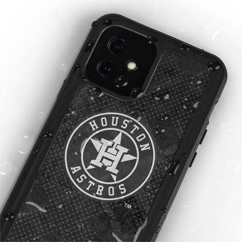 MLB Houston Astros Dark Wash iPhone 12 Mini Waterproof Case