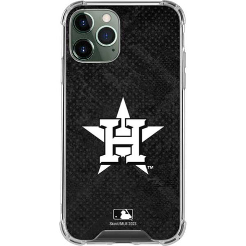 MLB Houston Astros Dark Wash iPhone 12 Pro Clear Case