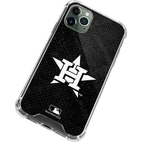 MLB Houston Astros Dark Wash iPhone 12 Pro Clear Case