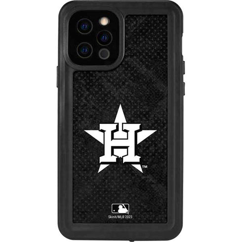 MLB Houston Astros Dark Wash iPhone 12 Pro Waterproof Case
