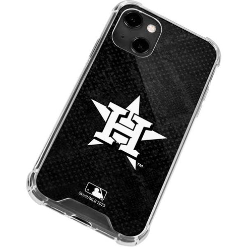 MLB Houston Astros Dark Wash iPhone 13 Clear Case