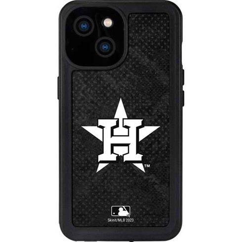 MLB Houston Astros Dark Wash iPhone 13 Mini Waterproof Case