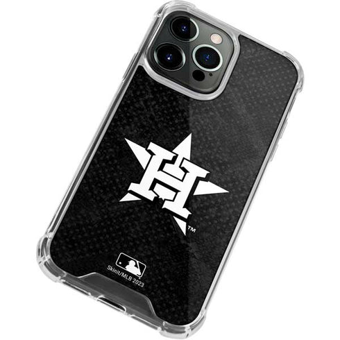 MLB Houston Astros Dark Wash iPhone 13 Pro Clear Case