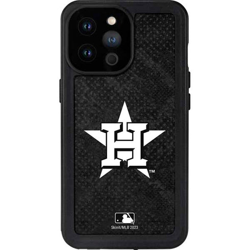 MLB Houston Astros Dark Wash iPhone 14 Pro Max Waterproof Case