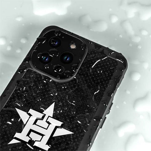 MLB Houston Astros Dark Wash iPhone 14 Pro Waterproof Case