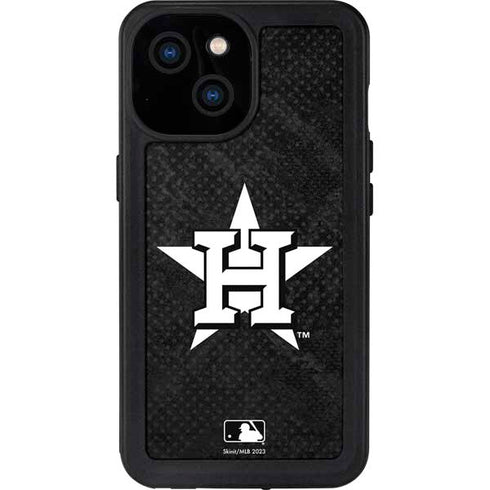 MLB Houston Astros Dark Wash iPhone 15 Waterproof Case