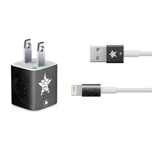 MLB Houston Astros Dark Wash iPhone Charger (5W USB) Skin