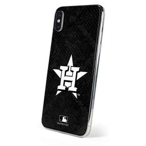 MLB Houston Astros Dark Wash iPhone XS Skin