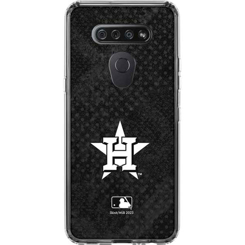 MLB Houston Astros Dark Wash LG K51/Q51 Clear Case